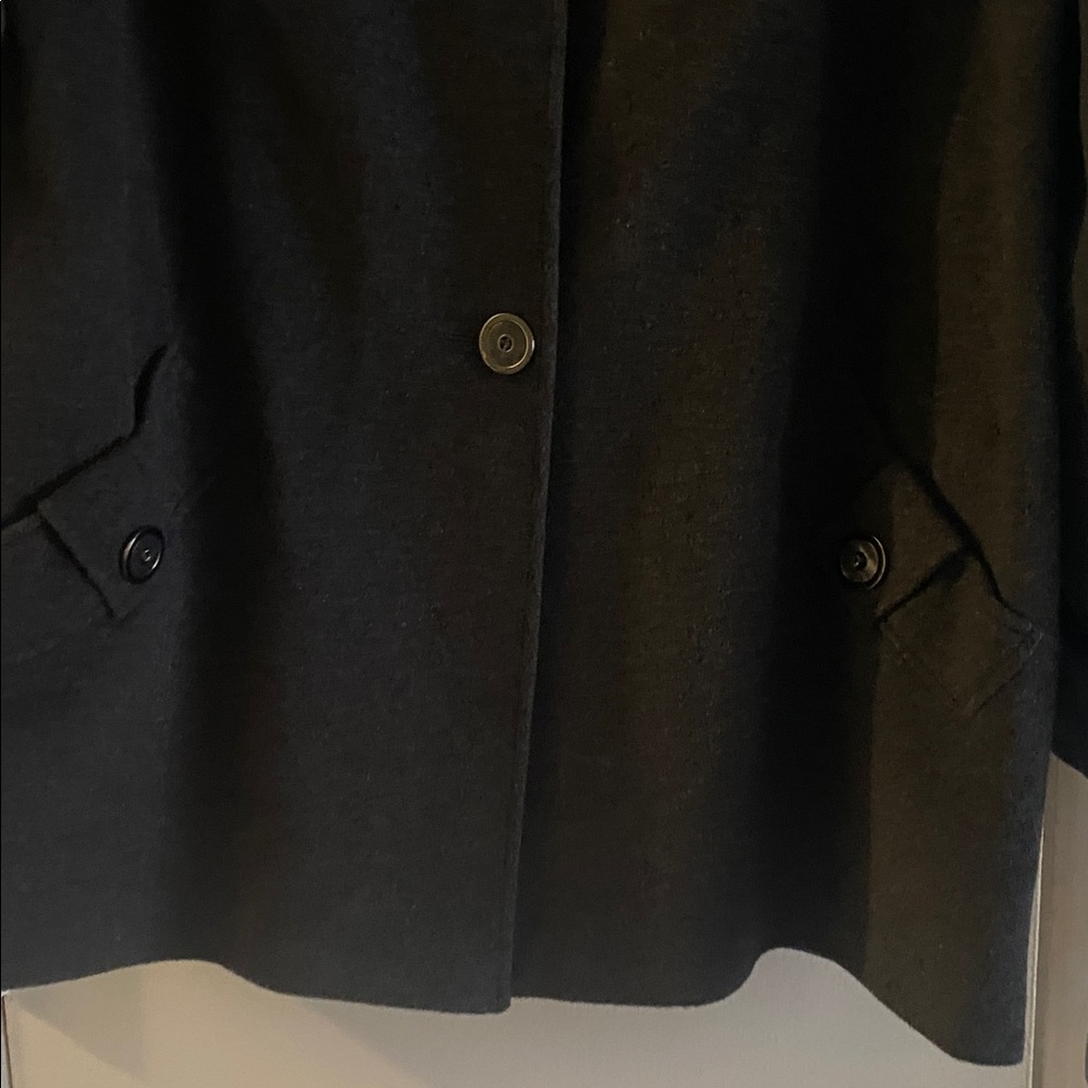 Kristen Blake cool coat. Charcoal gray. Size XXL. NWT. Wool/nylon blend. - Picture 4 of 6